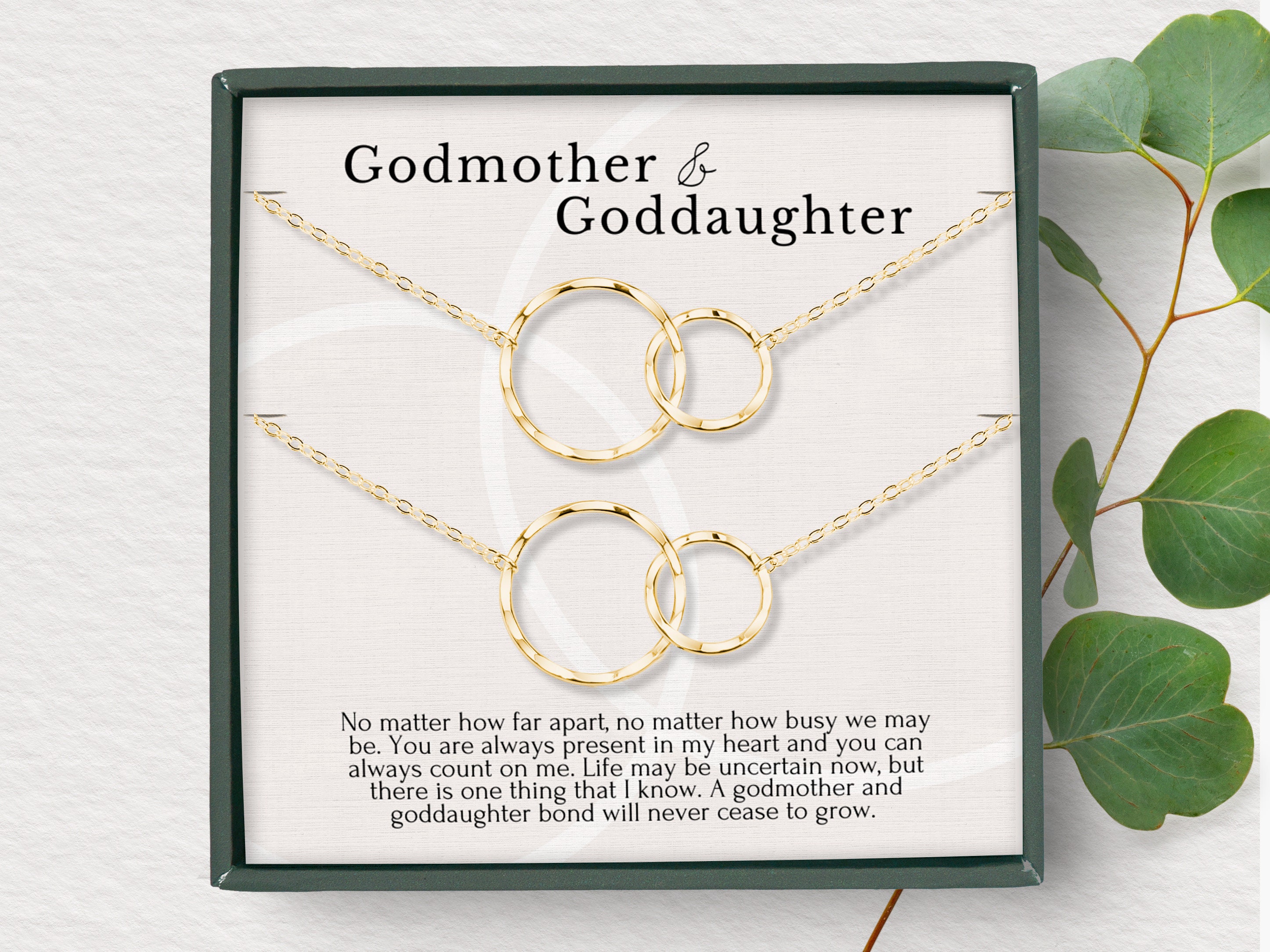God Daughter Christening Gift Godmother Necklace Gifts Baptism gift from godmother Confirmation Gifts for Girls Goddaughter necklace