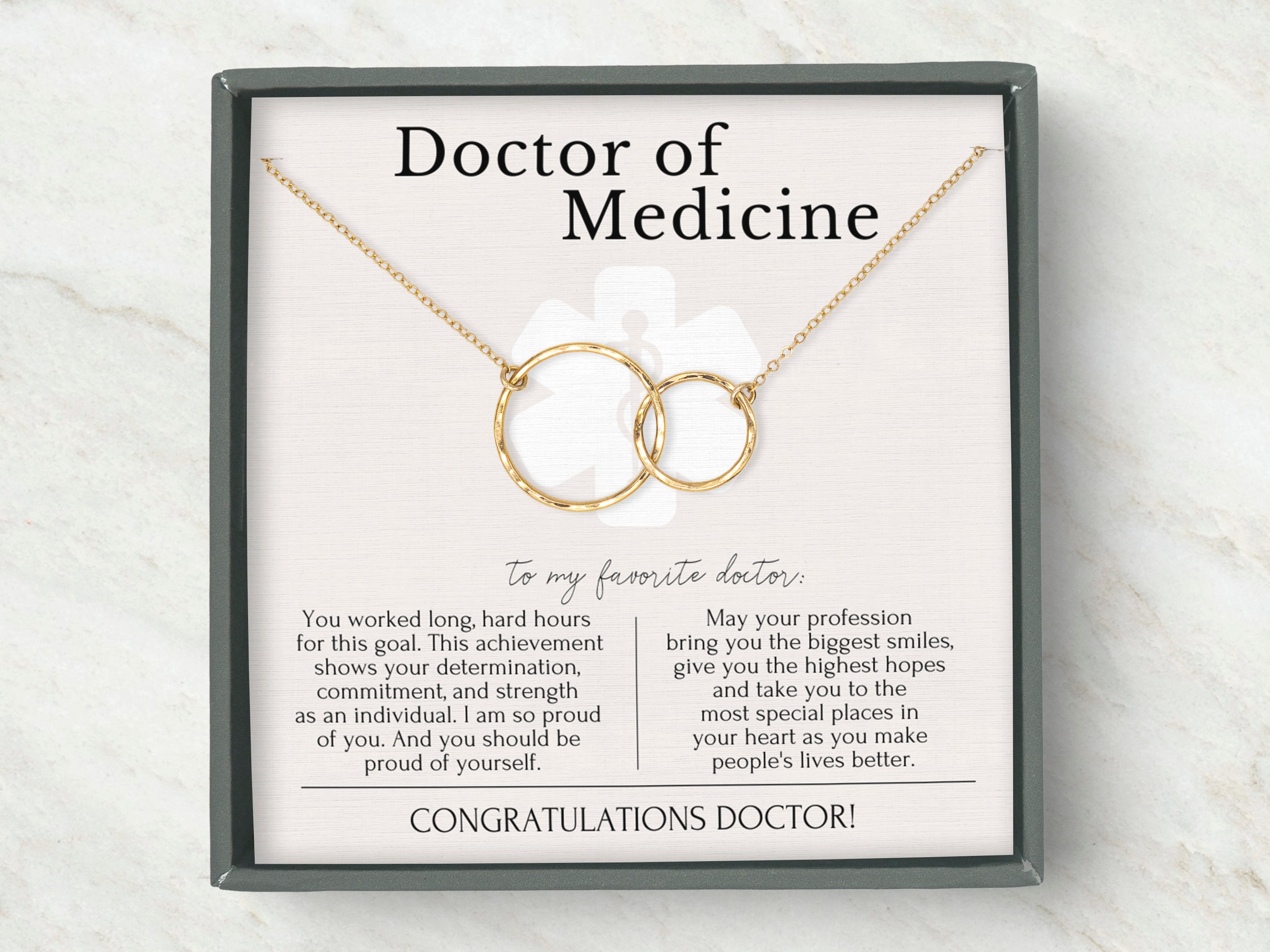 Doctor Graduation Gift for her Graduation Gift for Doctor MD Etsy