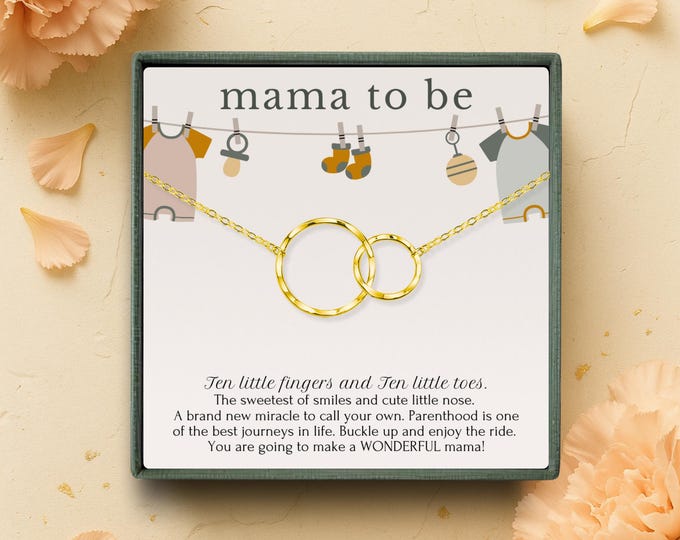 First time mom gift | Gift for new mom | Mama to be necklace | Gifts for mom to be | New mom gift jewelry | Mom to be jewelry gift