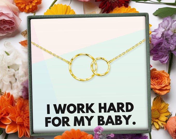 Mom Necklace Gift for Working & New Mom, Strength Jewelry for Mother, Gift for Wife, Meaningful Gifts for Her