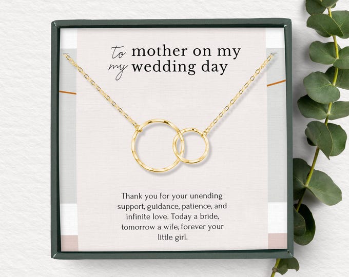 Gift for mom on wedding day, today a bride tomorrow a wife wedding gift, mother of the bride gift from daughter, thank you mom wedding gift