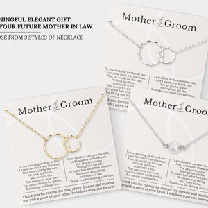 This 14k & Sterling Silver Interlocking Circles Necklace is 18 inches long and is adjustable. Choose from three stunning styles from your mother in law. Each style celebrates everlasting love and connection. It is packed in a beautiful jewelry box.