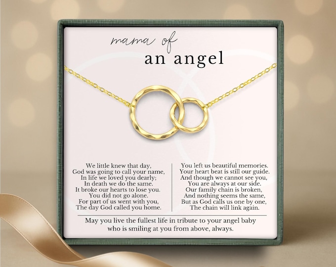 Miscarriage Gift Necklace, Stillborn necklace, Pregnancy Loss, Bereavement Gift, Mom of an angel necklace, Sterling Silver