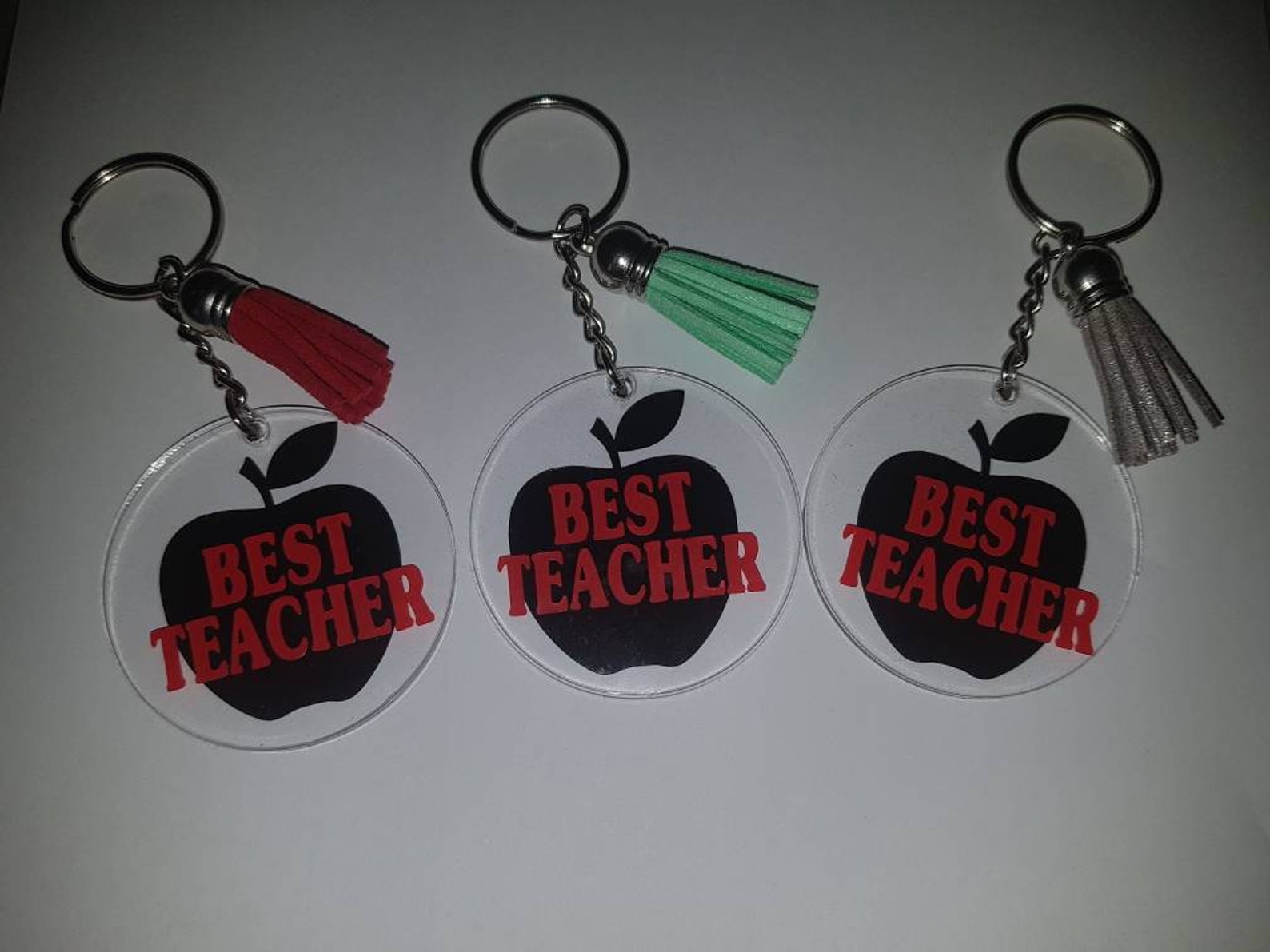 Best Teacher keychain Etsy