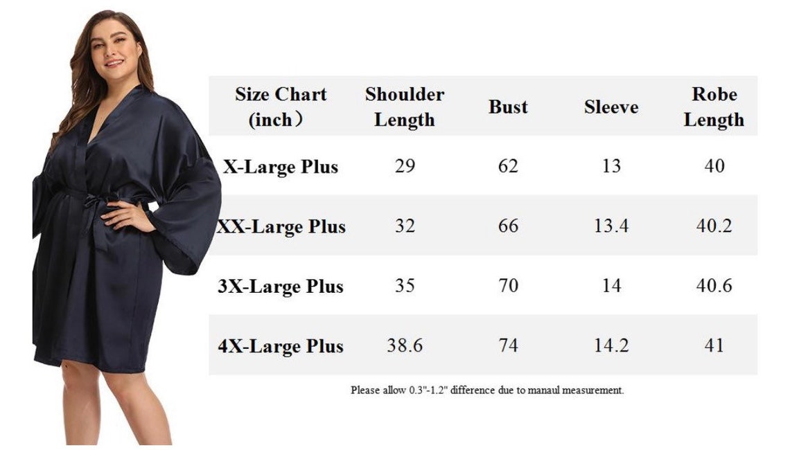 Plus Size Bride Robes Bride Tribe Robes Bridal Party Robes Etsy