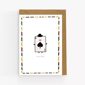 Carte drôle de fête des pères. Carte pour papa. Carte Papa Punny. Carte papa as. Meilleure carte de papa. Merci papa. Carte pour beau-père. Carte de papa drôle. Conception britannique