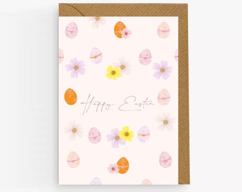 Happy Easter Card. Easter Egg Card. Cute Easter Cards Set. Easter Card Pack. Pack of Easter Cards. UK