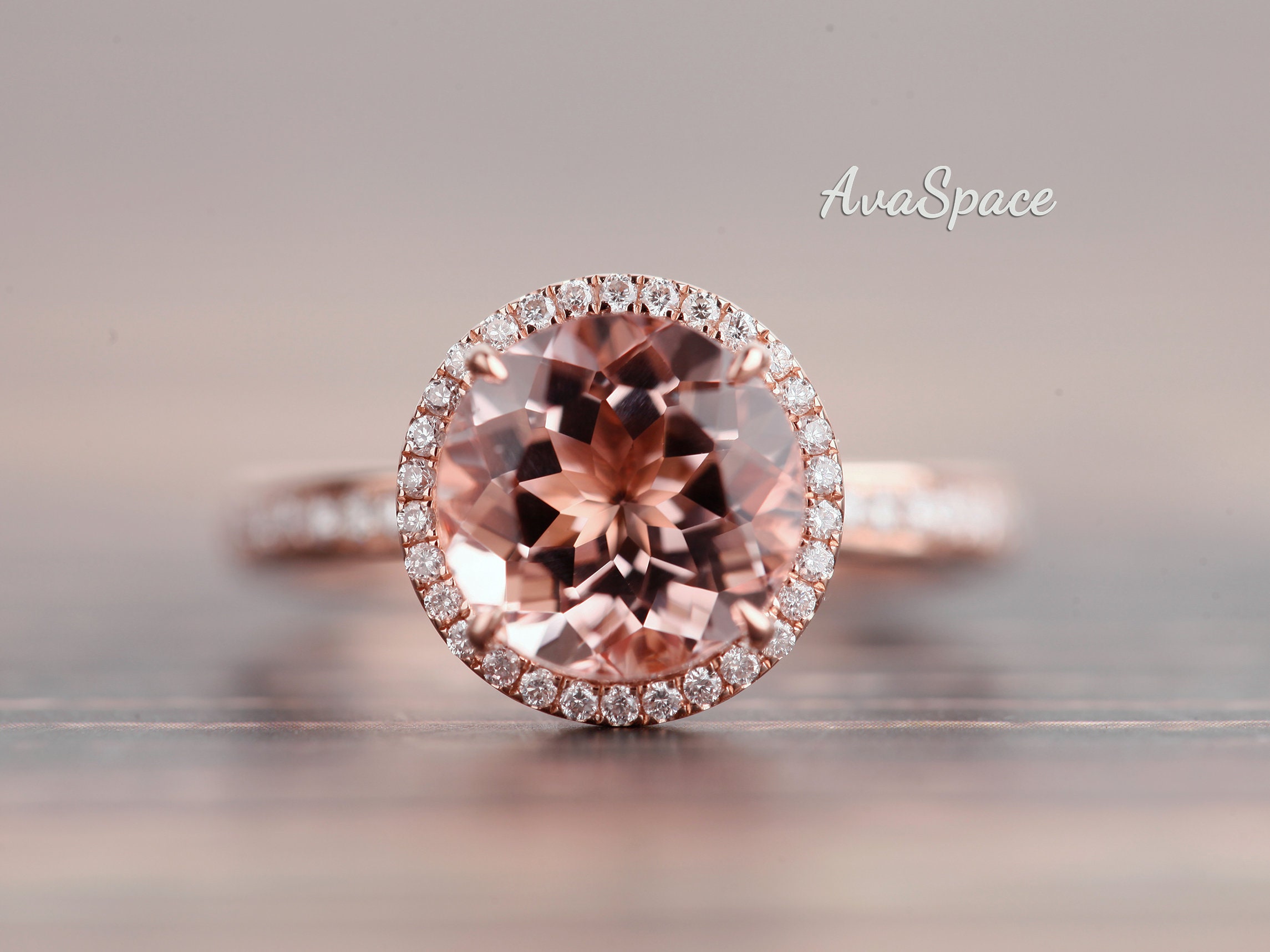 Heart Solitaire Ring, Halo Heart Ring, Rosegold Ring, Engagement Ring,  Promise Ring, Heart Ring, Pink Heart Ring, Proposal Ring, Silver Ring 