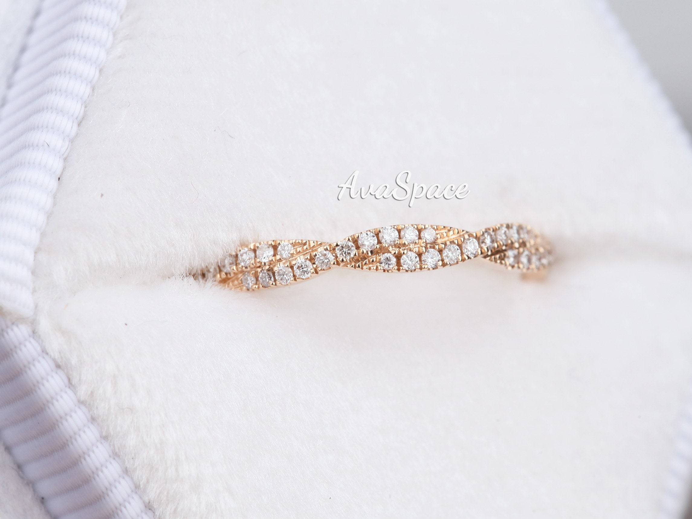 Diamond Wedding Band Full Eternity Ring Style 14K Yellow Gold Ring ...