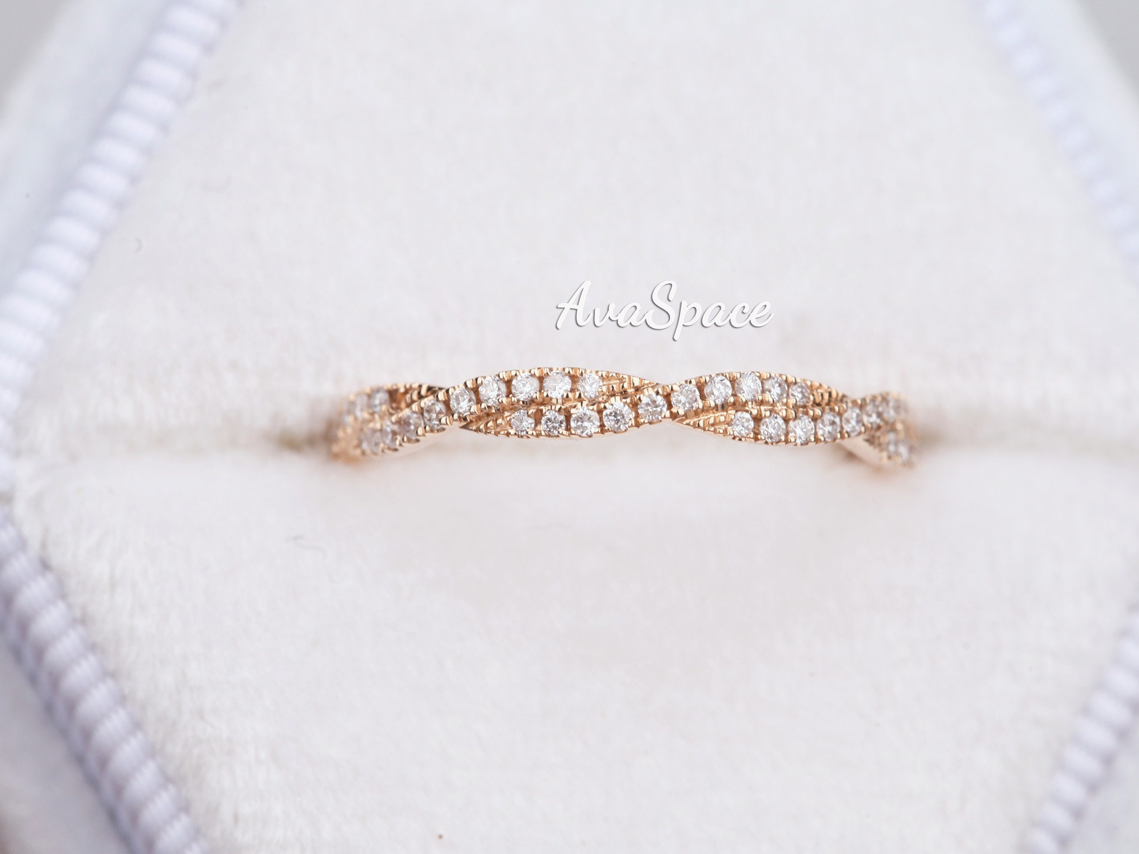 Diamond Wedding Band Full Eternity Ring Style 14K Yellow Gold Ring ...
