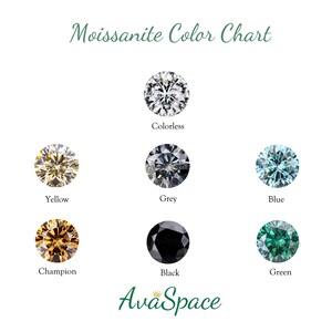 Moissanite Engagement Ring Set White Gold 7mm Moissanite Twist Bridal Ring Set Diamond Wedding Band Rings For Women Art Deco Promise Ring image 5