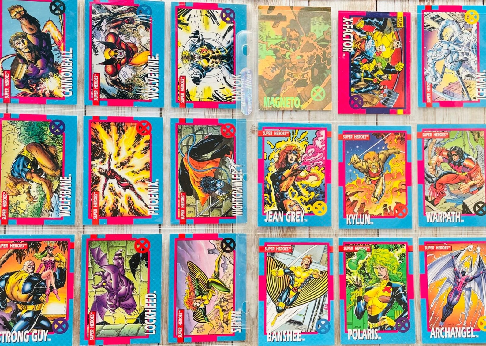 1992 Marvel Super Heroes Cards 91 Different Cards Etsy