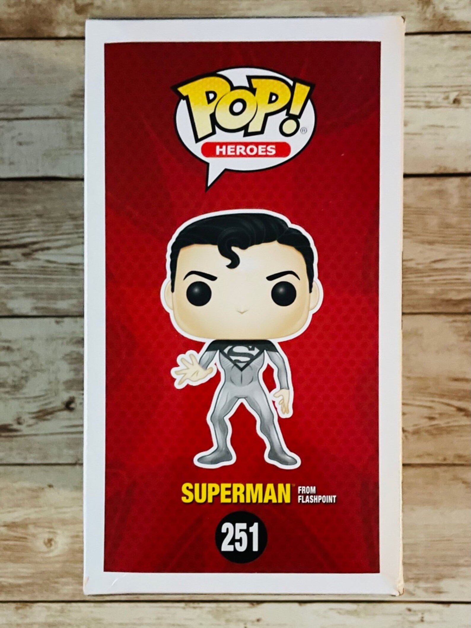 Funko Pop DC Superheroes 251 Flashpoint Superman Hot Topic | Etsy