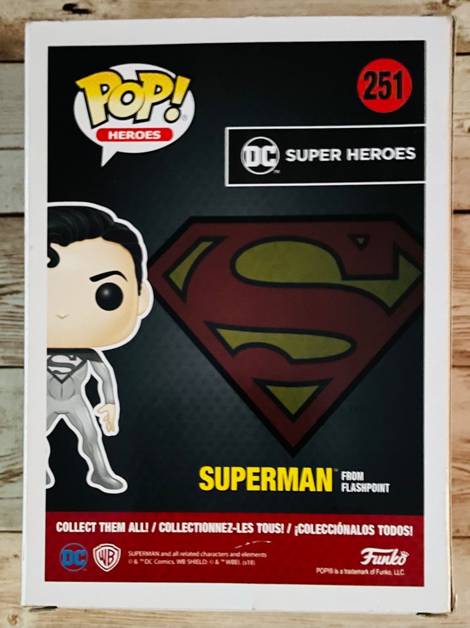 Funko Pop DC Superheroes 251 Flashpoint Superman Hot Topic | Etsy