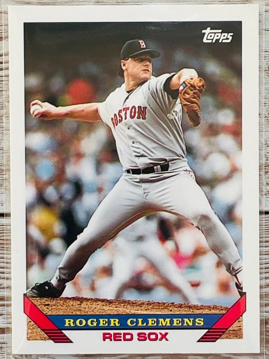 1993 Topps Roger Clemens 4 Baseball Card - Etsy Finland