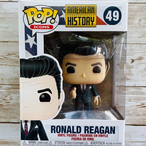 2019 Funko POP Iconos: Historia americana Ronald Reagan 49 - Etsy España