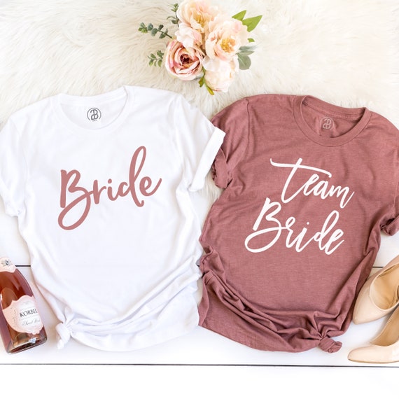 Team Bride Shirt Team Bride Bachelorette Party Shirts - Etsy