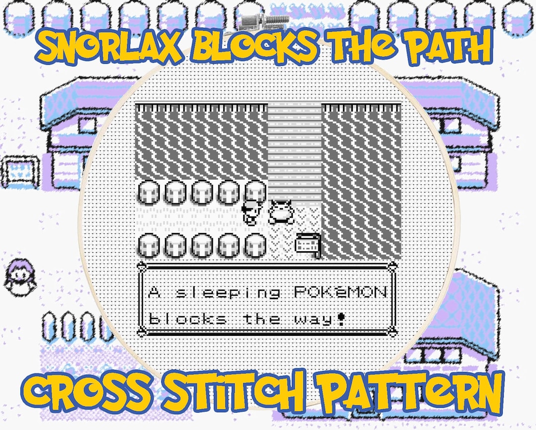 Snorlax Blocks the Path Pokemon Blue/pokemon Red/pokemon Yellow