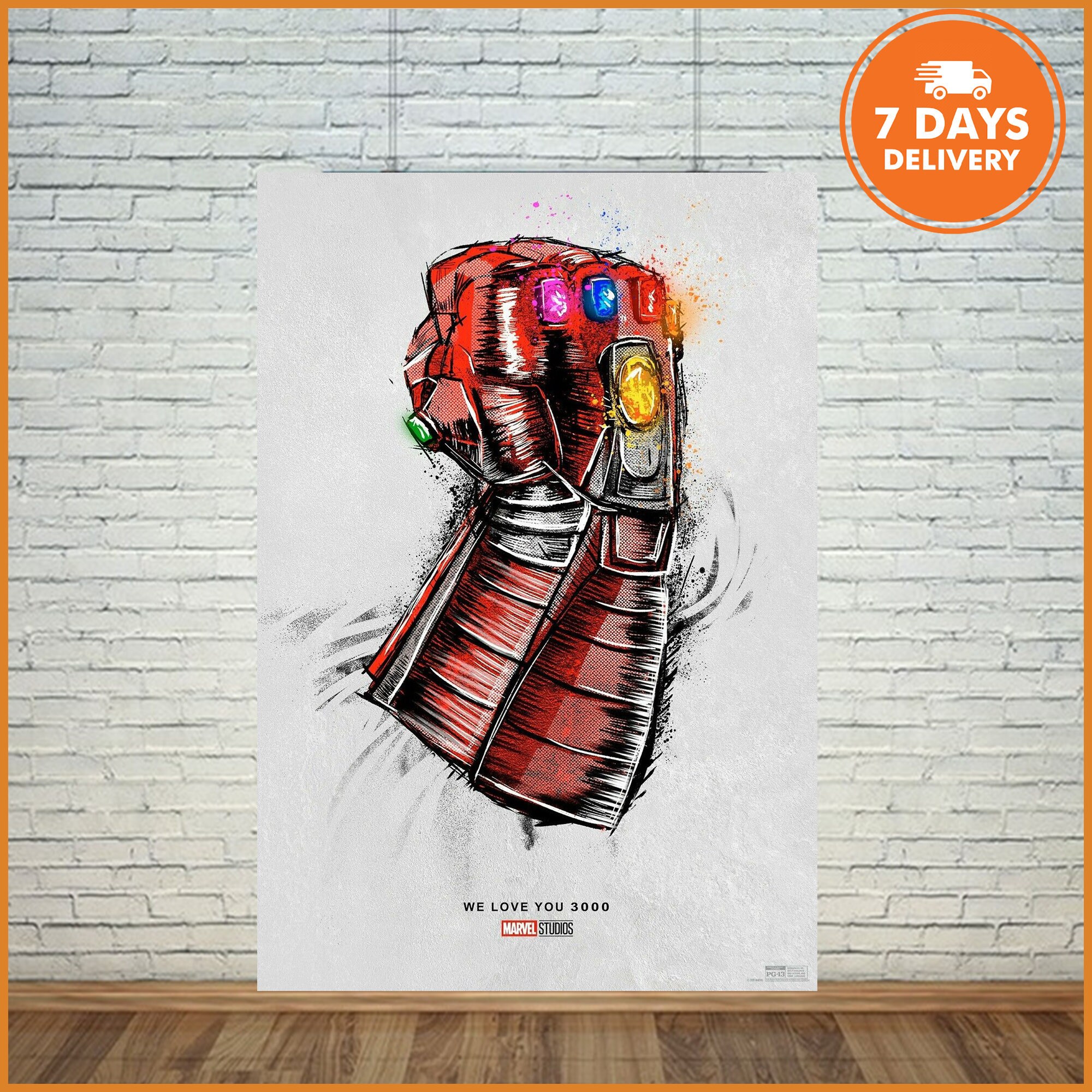 Avengers Endgame Marvel Superheroes Signatures Portrait Poster No Frame From Us Art Posters Art