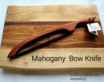 mahogany bow knife/ knife/ bread knife/ cheese knife/tomato knife/fiddle knife /multi purpose kitchen knife