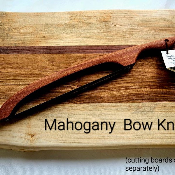 mahogany bow knife/ knife/ bread knife/ cheese knife/tomato knife/fiddle knife /multi purpose kitchen knife