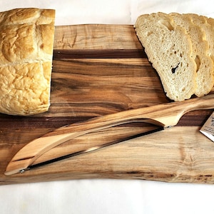 Ambrosia Maple Bow Knife,  Bread Knife, Cheese slicing knife, Fiddle Knife, Maple Bow Knife, Food slicing knife
