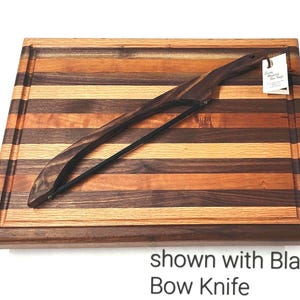 Large Multiwood Cutting Board:  Black Walnut, Cherry,  and Oak Butcher Block