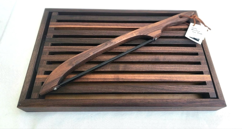 Walnut Bread Board/Crumb Catcher