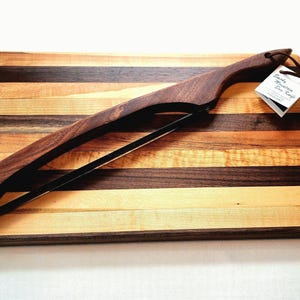 mahogany bow knife/ knife/ bread knife/ cheese knife/tomato knife/fiddle knife /multi purpose kitchen knife