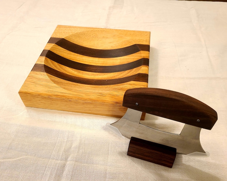 Ensemble couteau et bol Ulu d'Alaska fait main : disponible en ensemble ou séparément image 14
