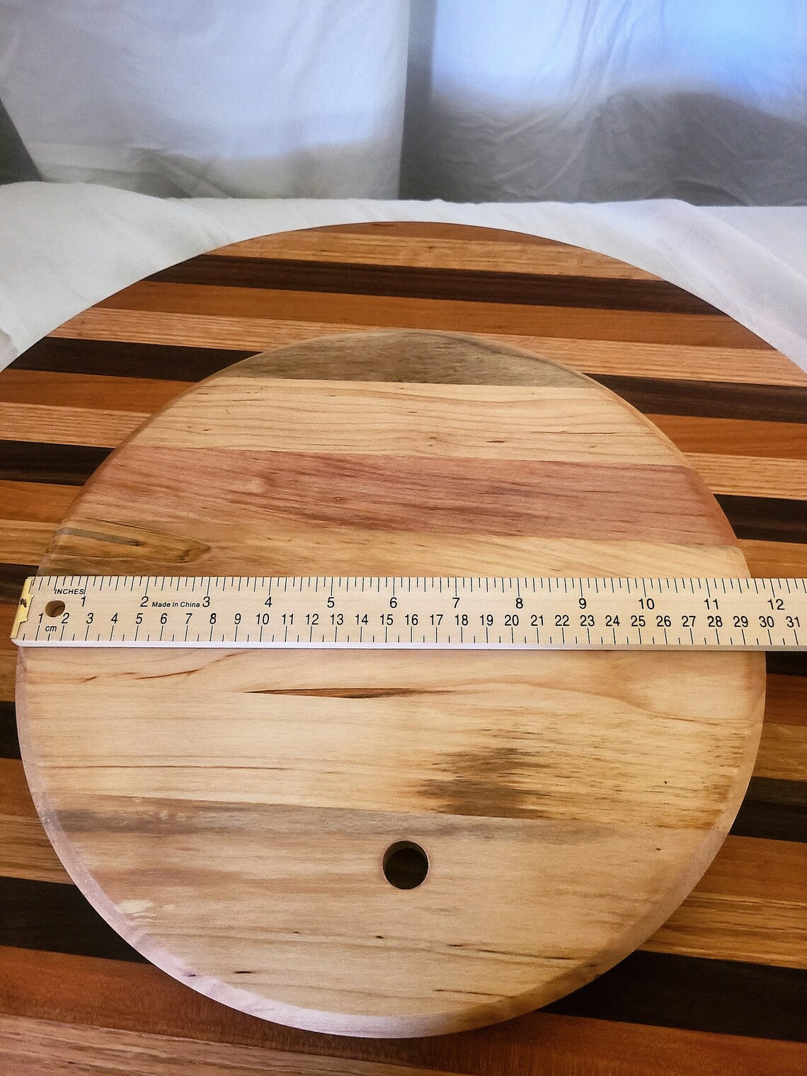 Wooden Lazy Susan 20 Inch Size Lazy Susan Handmade in Oak Etsy