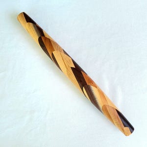 Mattarello francese, mattarello tornito a mano, mattarello artigianale, mattarelli in legno, rovere, ciliegio, noce nero, senza manico