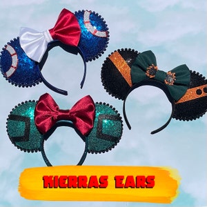 My Hero Academia Three Musketeers Disney Mouse Ears | Etsy