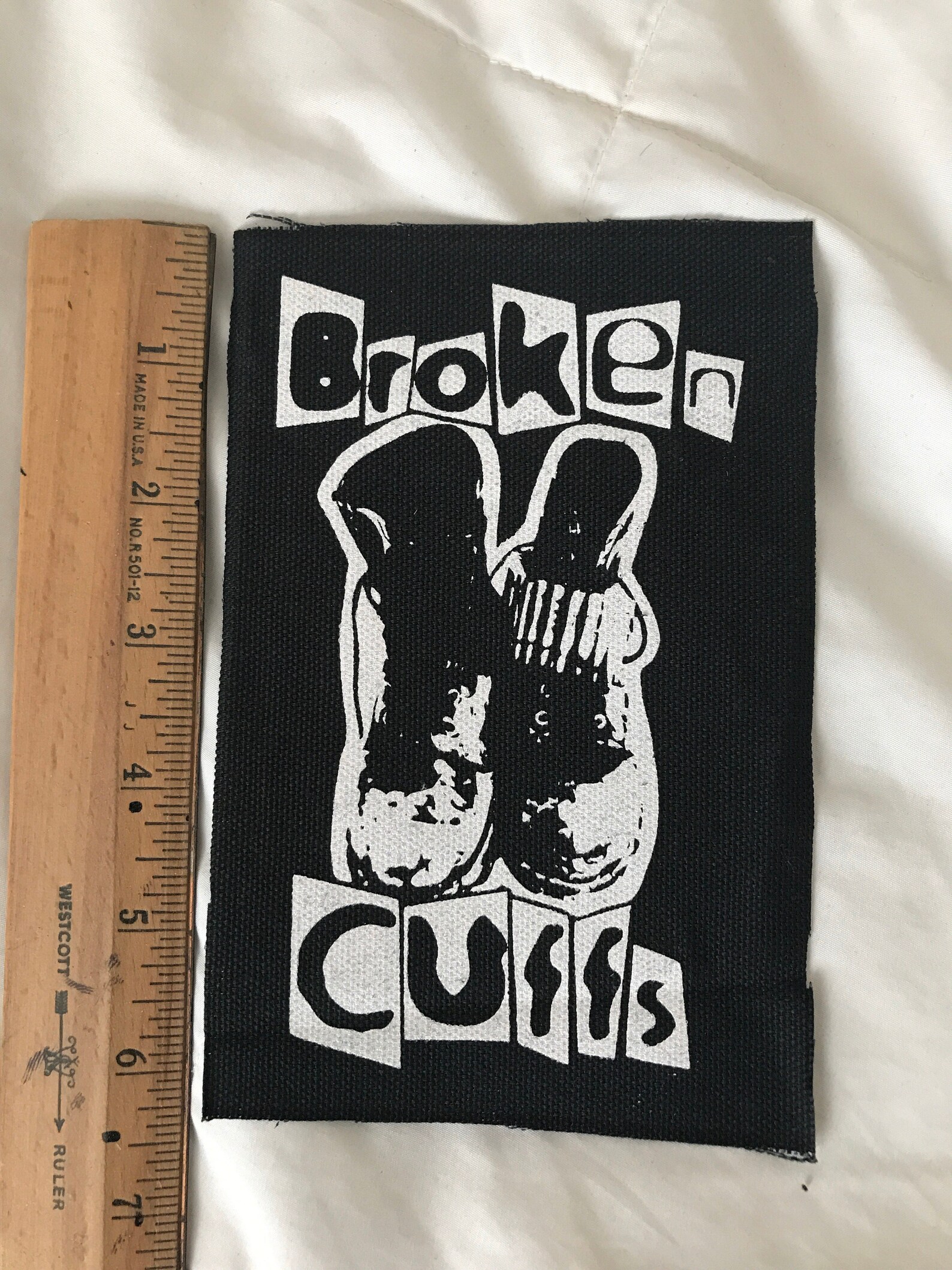 Broken Cuffs BOOTS patch Etsy