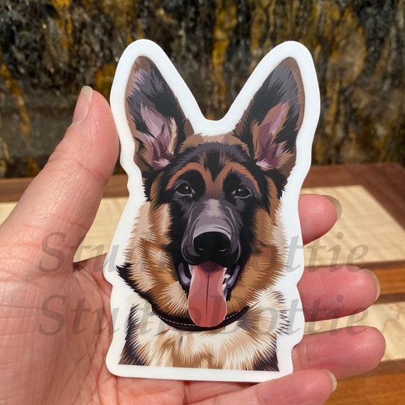 SCHÄFERHUND Aufkleber, Hunde, Aufkleber, Lustige Sticker, Vinyl