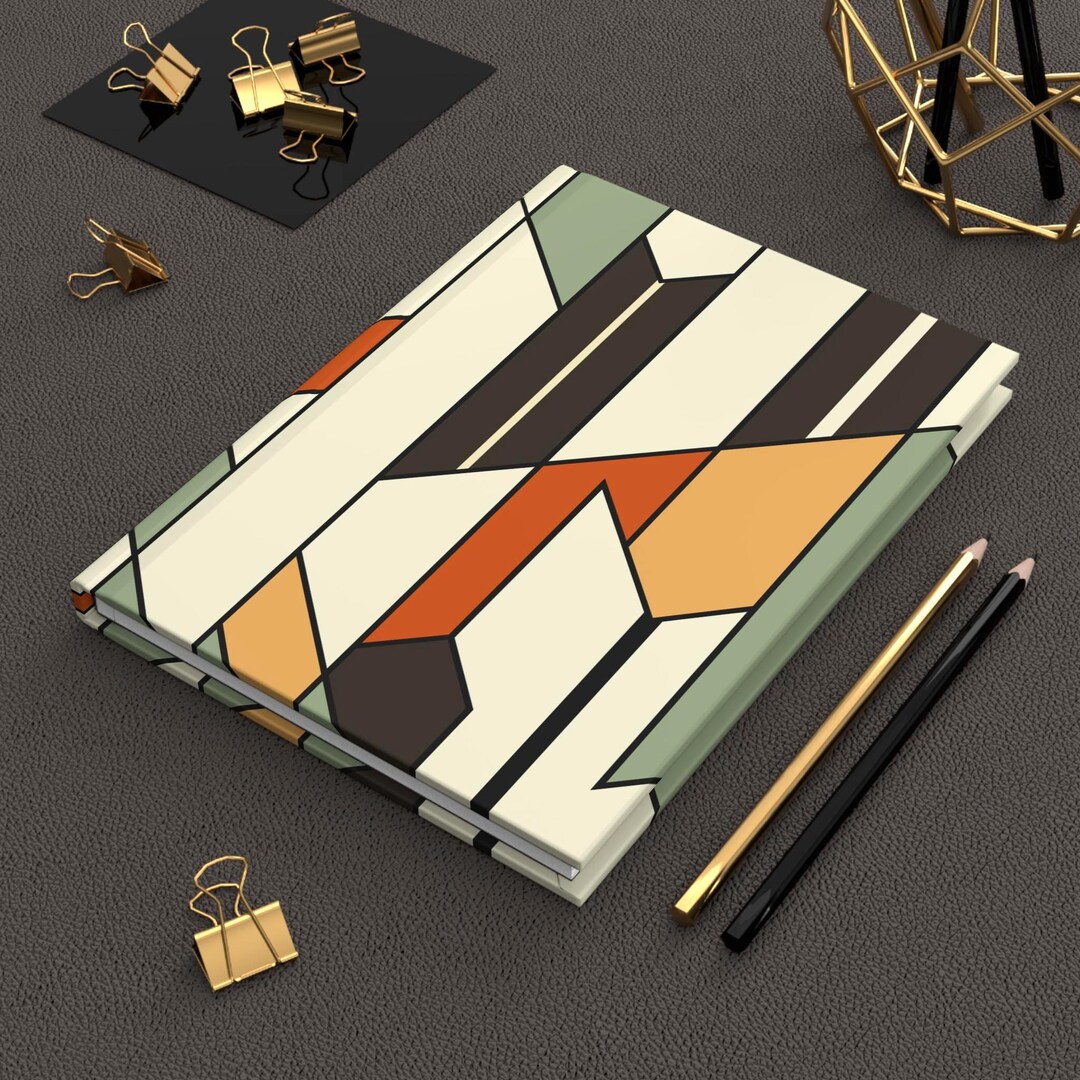 Frank Lloyd Wright Inspired Hardcover Journal 5.75"x8" | Architectural ...