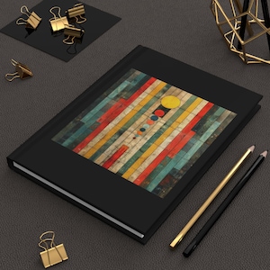 Hardcover | Frank Lloyd Wright Inspired Matte Journal 5.75&quot;x8&quot; | 150 Lined Pages Vibrant Colors Iconic Design Perfect Gift Creativity Notes