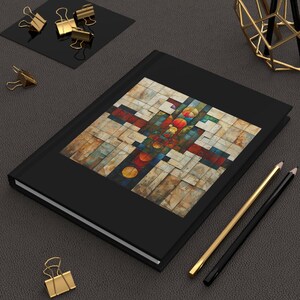Hardcover | Frank Lloyd Wright Inspired Matte Journal 5.75&quot;x8&quot; | 150 Lined Pages Vibrant Colors Iconic Design Perfect Gift Creativity Notes