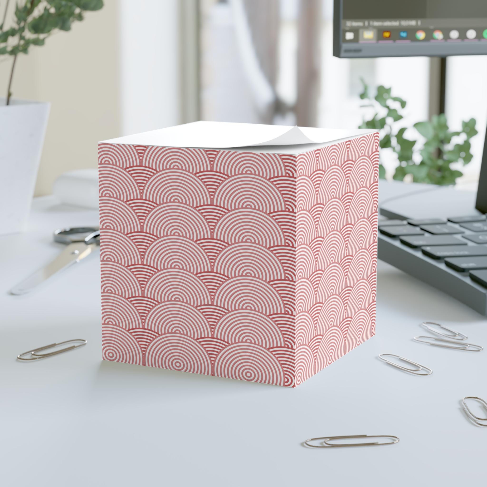 Frank Lloyd Wright Inspired Sticky Note Cube | Architectural Desk Decor ...