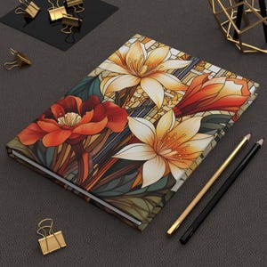 Hardcover | Frank Lloyd Wright Inspired Matte Journal 5.75&quot;x8&quot; | 150 Lined Pages Vibrant Colors Iconic Design Perfect Gift Creativity Notes
