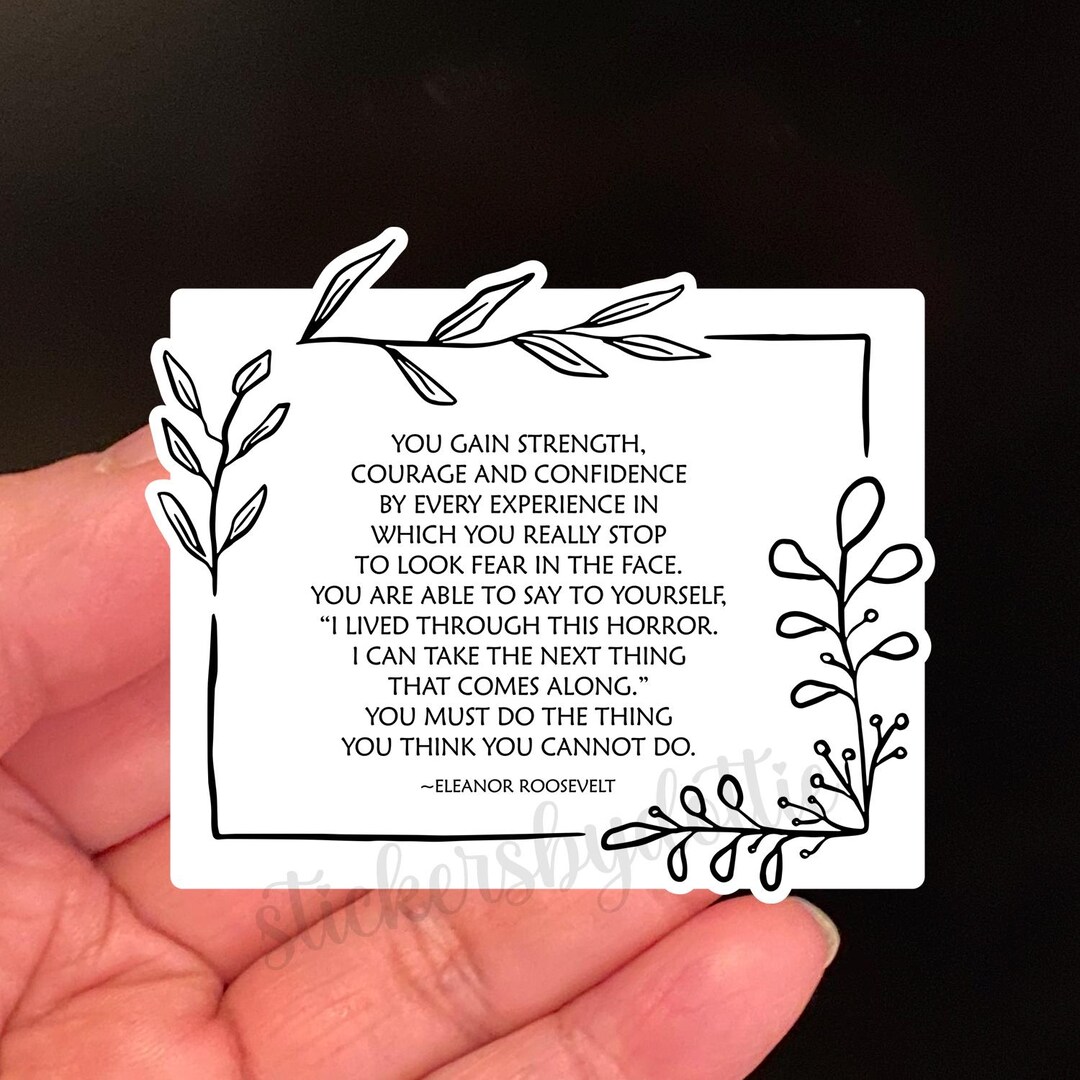 Getting Strong Stickers YOU GAIN STRENGTH | Stickers, Vinyl Stickers, Be Strong, Strength ...