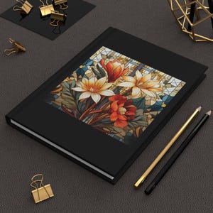 Hardcover | Frank Lloyd Wright Inspired Matte Journal 5.75&quot;x8&quot; | 150 Lined Pages Vibrant Colors Iconic Design Perfect Gift Creativity Notes
