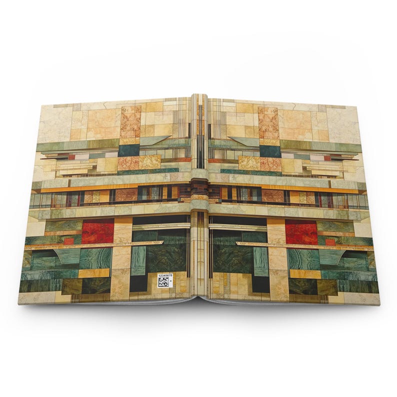 Frank Lloyd Wright Inspired Hardcover Journal | Architectural Style ...