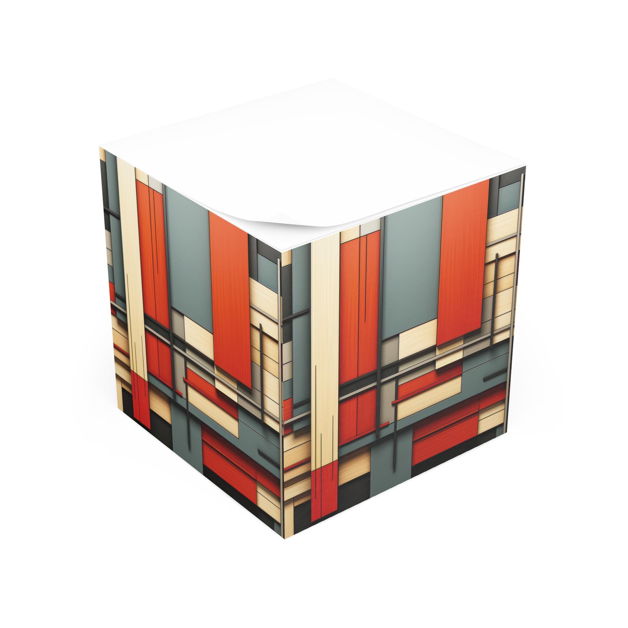 Frank Lloyd Wright Inspired Sticky Note Cube | Architectural Desk Decor ...
