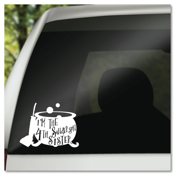 Bumper Sticker Hocus Pocus VINYL DECAL Sanderson Sisters Halloween car window