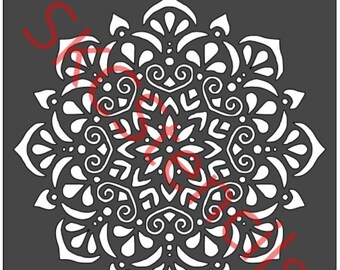Download Mandala Stencil Svg Etsy