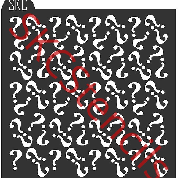 Question Mark Stencil SVG