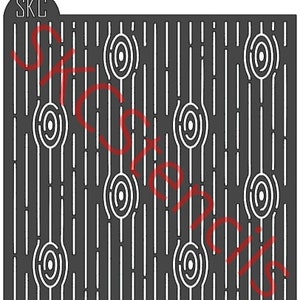 Wood Grain 2 Stencil SVG