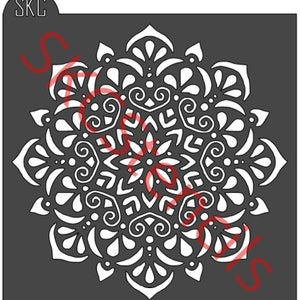 Mandala Stencil SVG