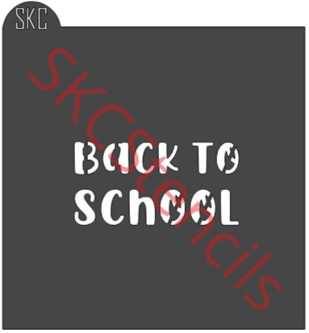Back to School Stencil SVG Etsy